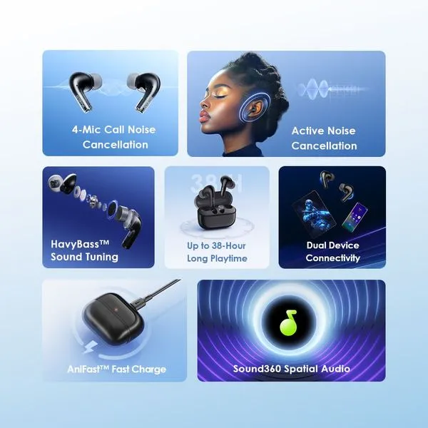 oraimo spacebuds z anc true wireless earbuds with spatial audio