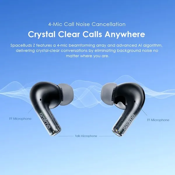 oraimo spacebuds z anc true wireless earbuds with spatial audio