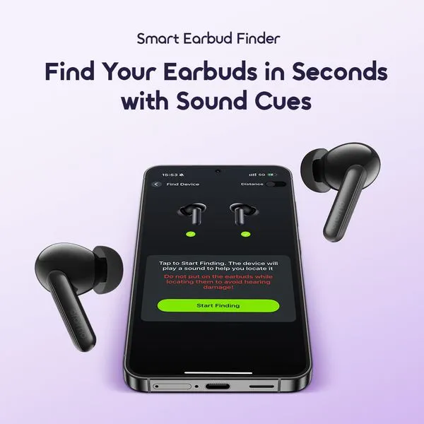 oraimo spacebuds lite sound360 anti lost true wireless earbuds