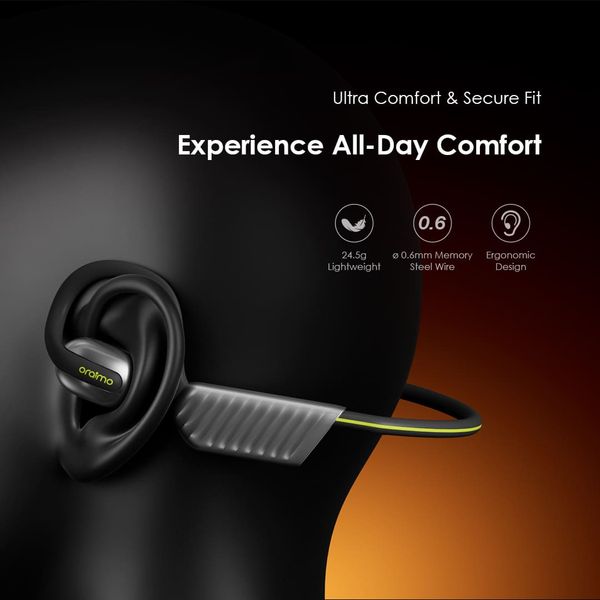 Oraimo OpenCirclet 2 IPX5 Steps Tracking Open-Ear Earphones