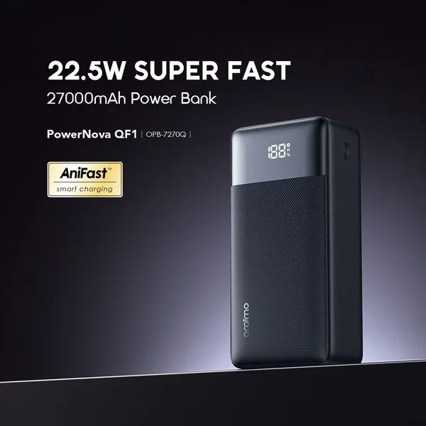 Oraimo Q21 Power Bank 20000mAh, 22.5W Fast Charging