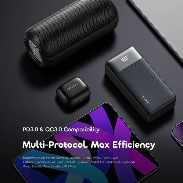 Oraimo Q21 Power Bank 20000mAh, 22.5W Fast Charging