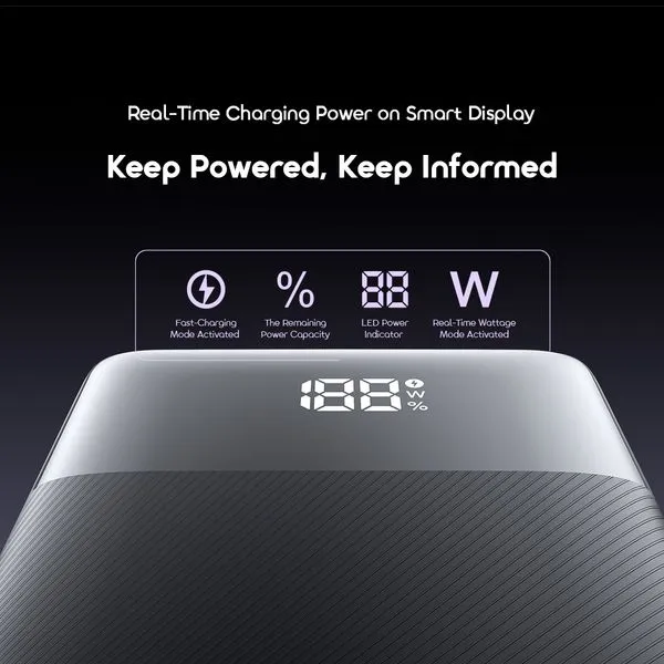 Oraimo Q21 Power Bank 20000mAh, 22.5W Fast Charging