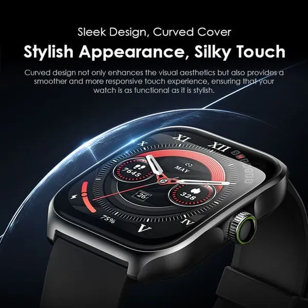 oraimo Watch Nova AM 2.01" AMOLED Screen Curved Cover Smart Watch