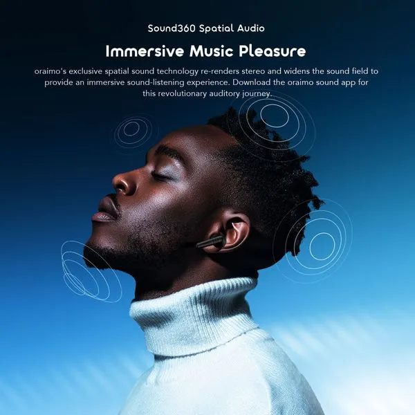 Oraimo SpaceBuds Neo+ ANC Spatial Audio True Wireless Earphones 