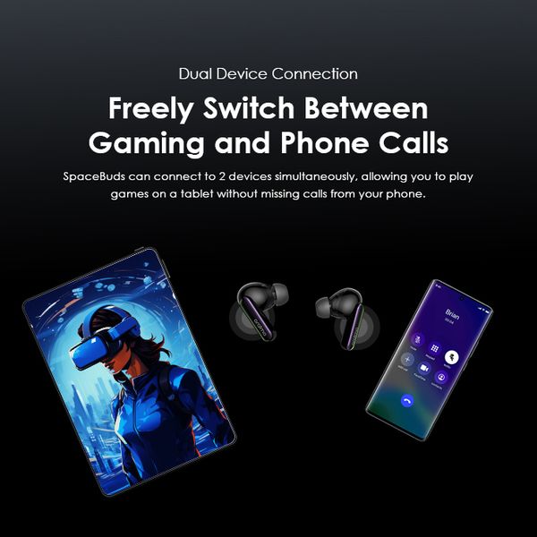 oraimo SpaceBuds Hybrid ANC True Wireless Earbuds