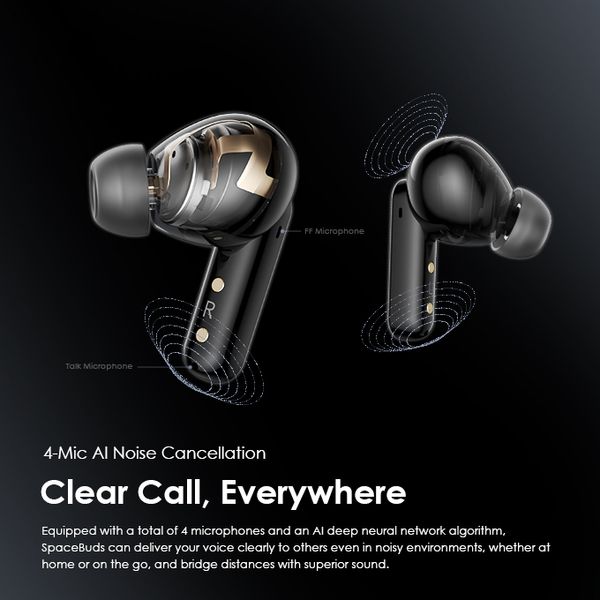 oraimo SpaceBuds Hybrid ANC True Wireless Earbuds