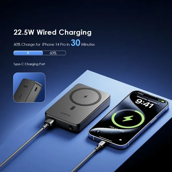 Oraimo MagPower 15 OPB-7102W Magnetic Wireless Charging Powerbank
