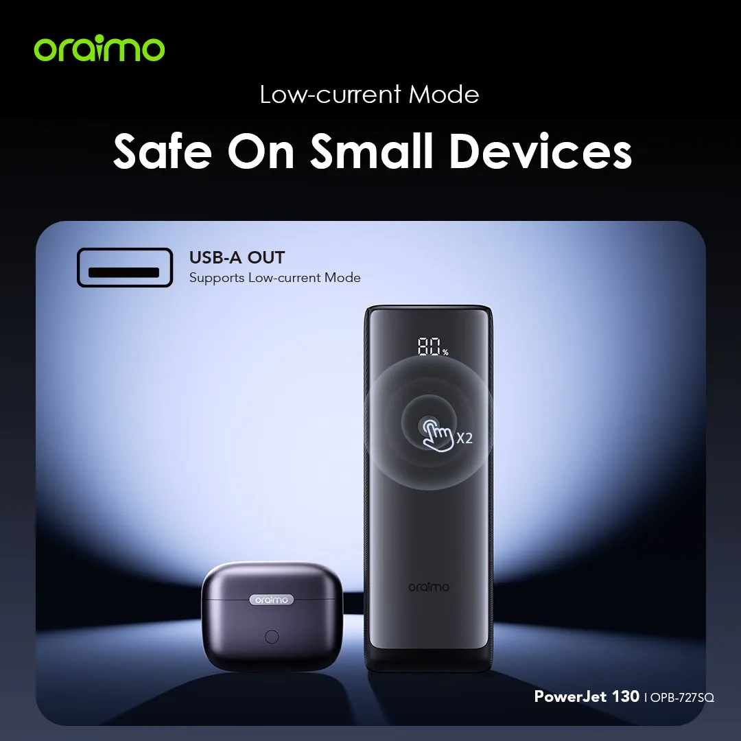 Oraimo PowerJet 130 27600mAh 130W Power Bank (OPB‑727SQ)
