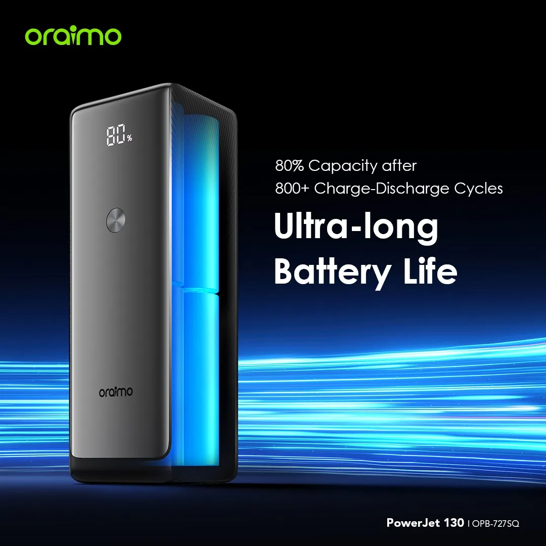 Oraimo PowerJet 130 27600mAh 130W Power Bank (OPB‑727SQ)