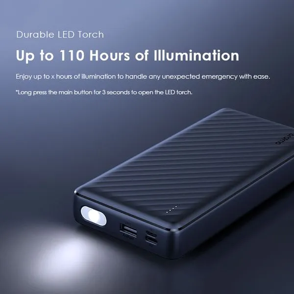 Oraimo Traveler Link 20 20000mAh 12W Power Bank (OPB‑P5201)