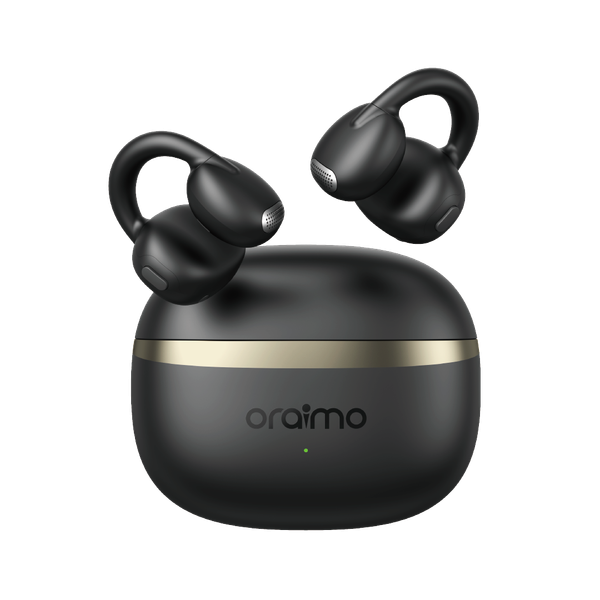 oraimo opensnap clip-on true wireless headphones