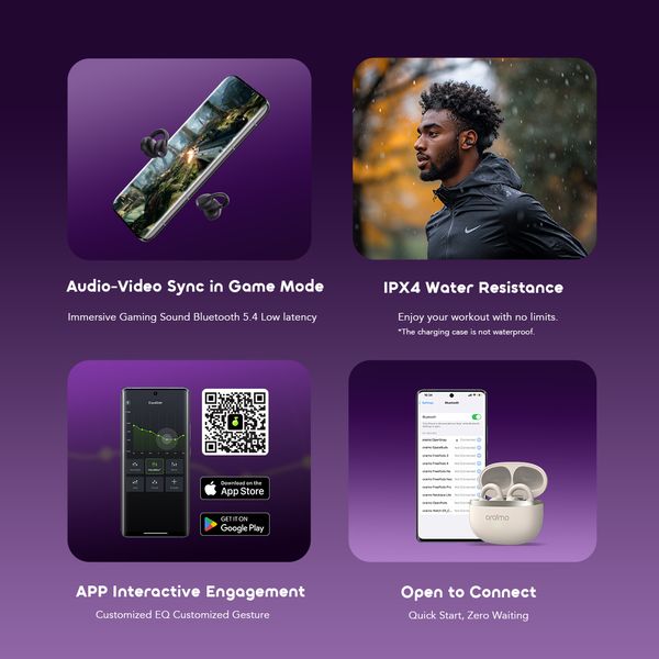 oraimo opensnap clip-on true wireless headphones