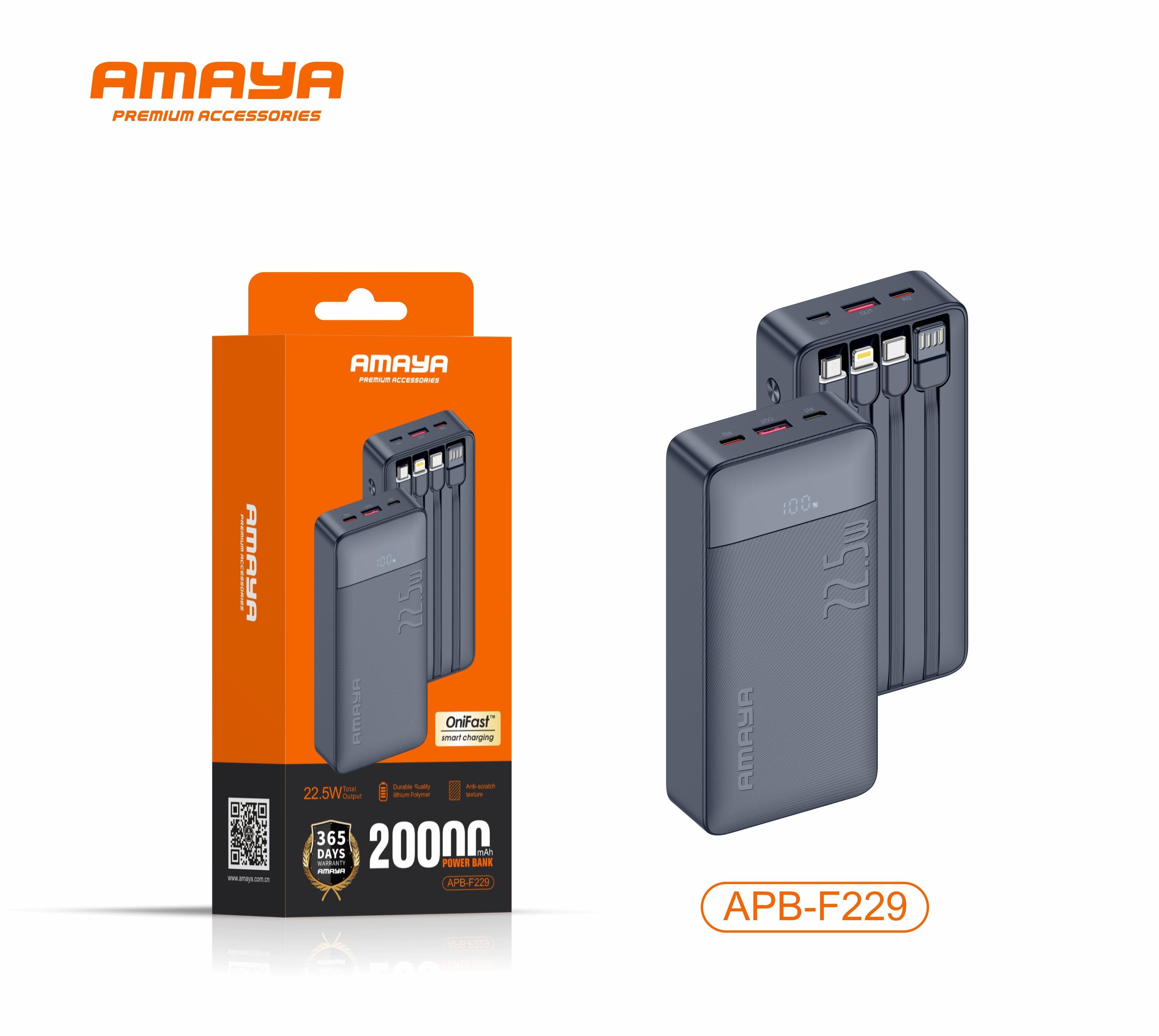 Amaya APB-F229 22.5W 20000mAh