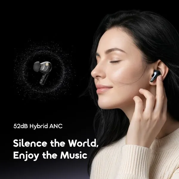 Oraimo SpaceBuds 2 AI Smart 45Hrs True Wireless Earbuds