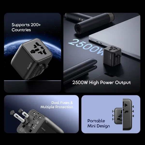 Oraimo PowerOmni 251 OCW-T01 2500W Global universal travel adapter