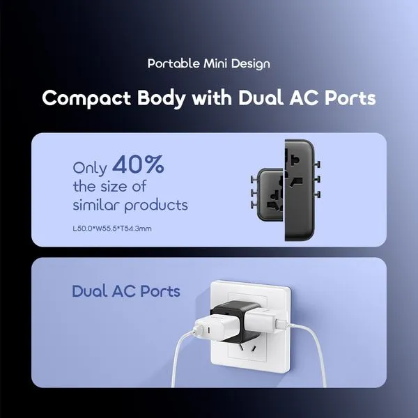 Oraimo PowerOmni 251 OCW-T01 2500W Global universal travel adapter