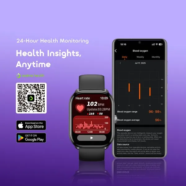 oraimo Watch 6 Lite 2.01'' Smart Watch