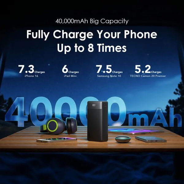 oraimo PowerBox 400 Vision 40000mAh 22.5W Power Bank
