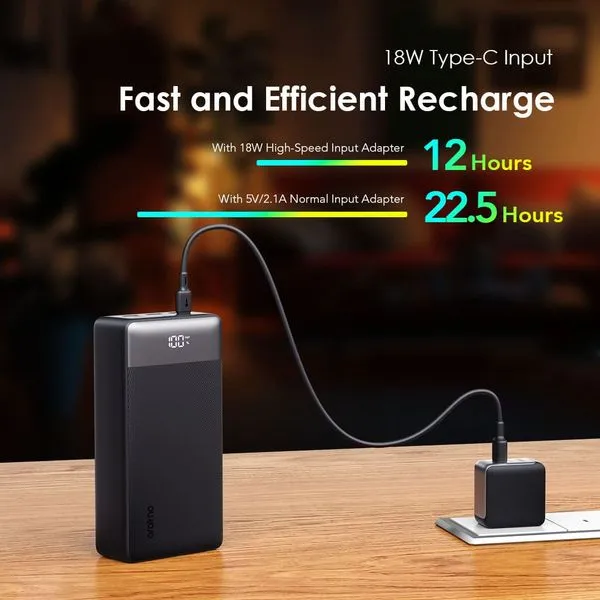 oraimo PowerBox 400 Vision 40000mAh 22.5W Power Bank