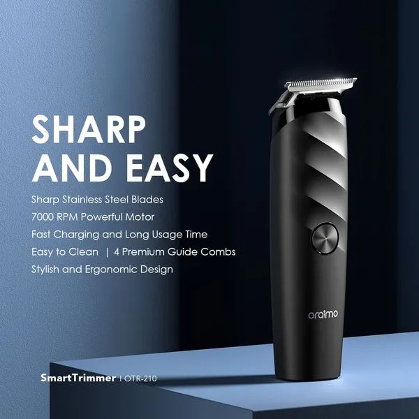 Oraimo SmartTrimmer Home OTR-210 — Cordless Rechargeable Hair & Beard Trimmer
