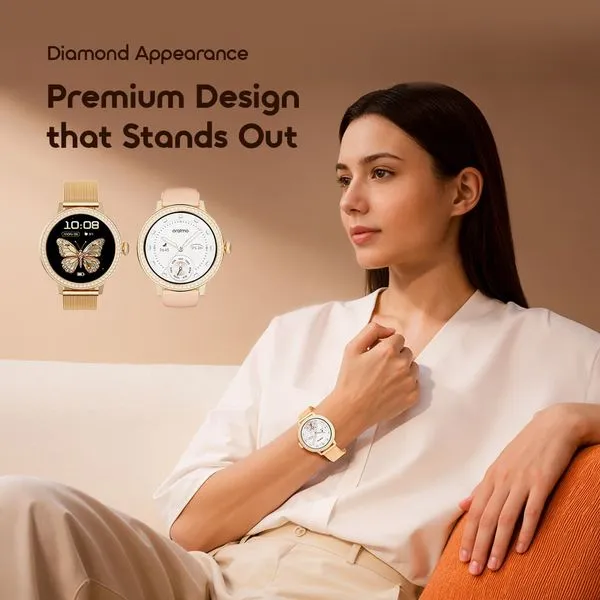 oraimo Watch Muse 2 1.32" AMOLED Diamond Appearance Smart Watch