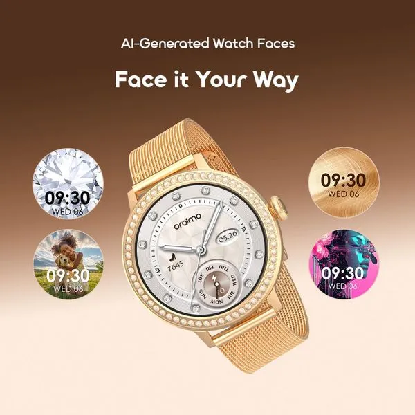 oraimo Watch Muse 2 1.32" AMOLED Diamond Appearance Smart Watch
