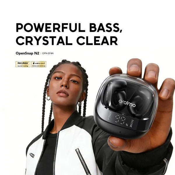 Oraimo OpenSnap N2 OPN-374N Open-Ear True Wireless Earbuds