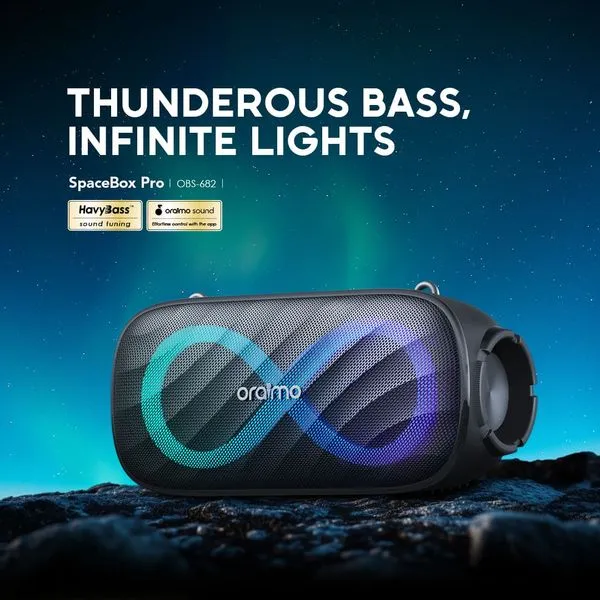 oraimo spacebox pro obs 682 portable wireless speaker