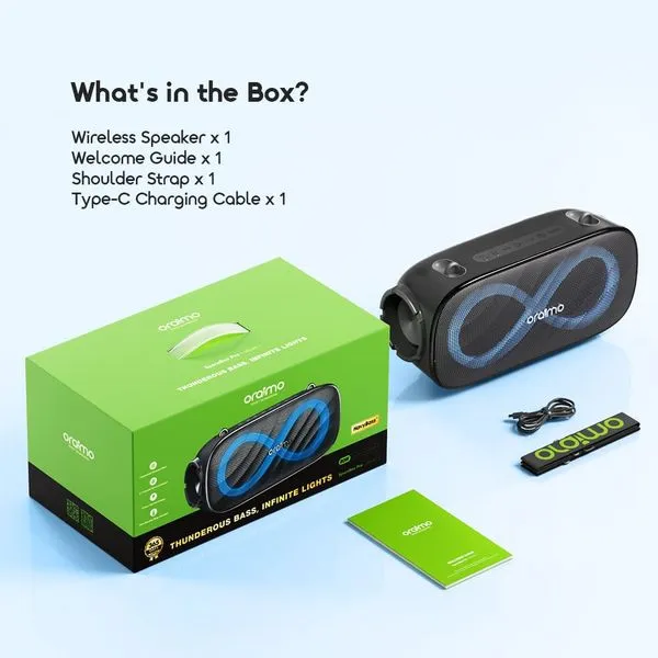 oraimo spacebox pro obs 682 portable wireless speaker