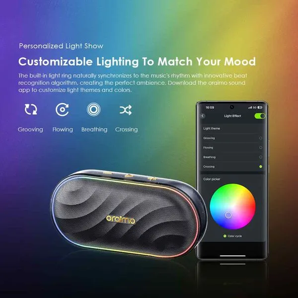Oraimo SpaceBox 8W — Portable Bluetooth Speaker with FM Radio