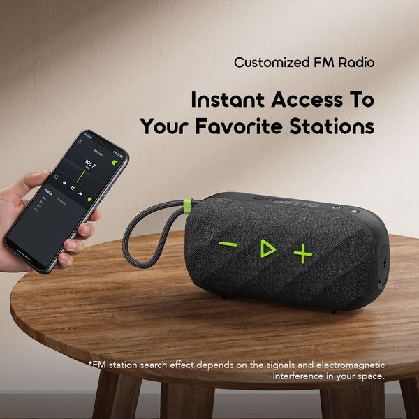 Oraimo SpaceBox Active — 25W Portable Speaker with FM Radio & Custom EQ