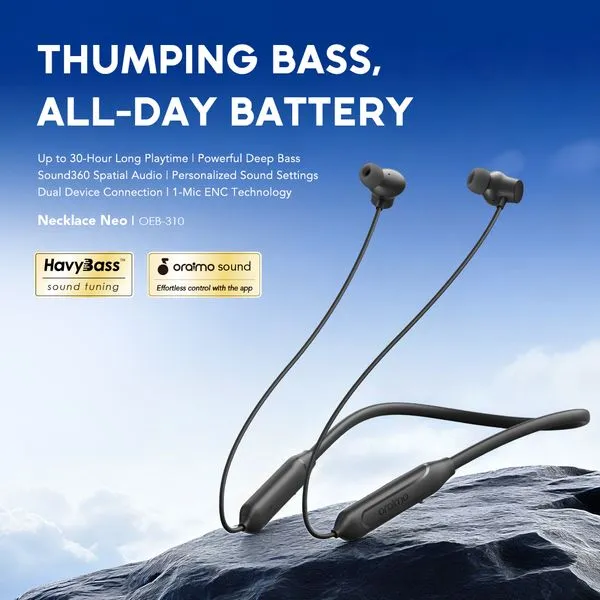 Oraimo Necklace Neo OEB-310 Wireless Neckband Earphones