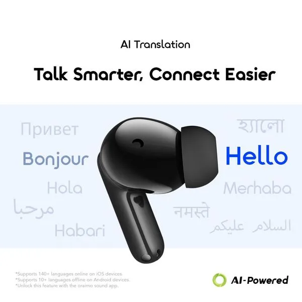 oraimo SpaceBuds Lite 2 Immersive Portable True Wireless Earbuds