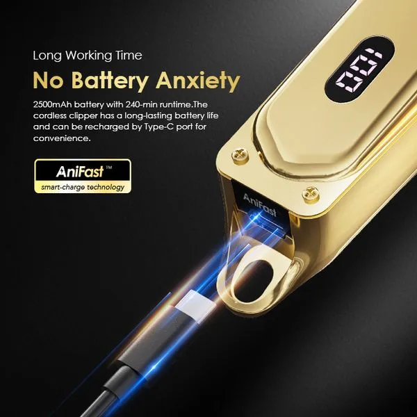 oraimo Smart Clipper 2 Gold Professional Hair Clipper