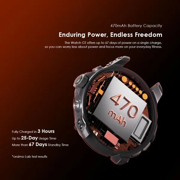 oraimo Watch GT GPS Smart Watch