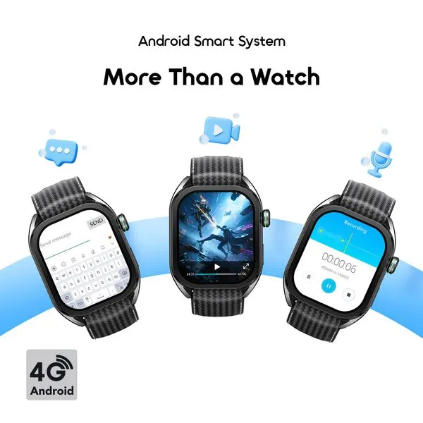 oraimo Watch Link 2.04" 4G Android Smart Watch